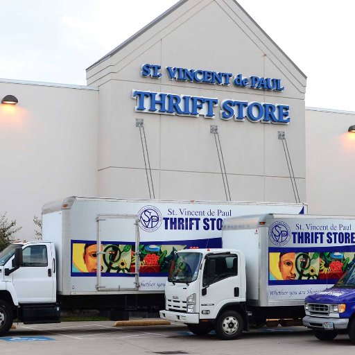 The SVDP Thrift Store sells gently-used clothing, furniture and household items. 100% of proceeds go to  helping the most in need in the North Texas Community.