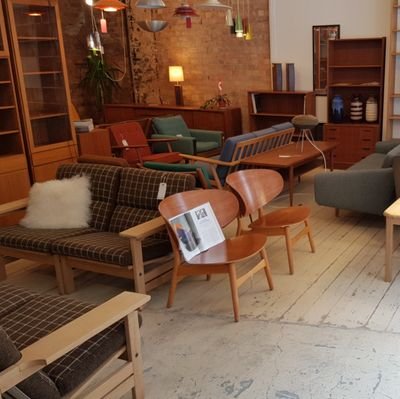 Independent Vintage Danish furniture shop.
3 floors with +250 items on show.  Nottingham showroom open Mon - Sat 10am - 5pm. Website is updated EVERY day.