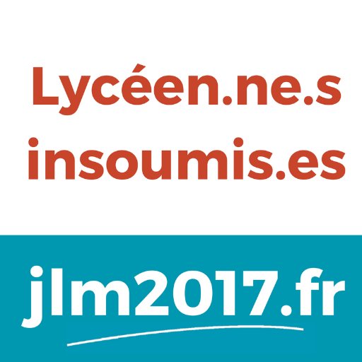Les lycéen.ne.s soutiennent les candidat.e.s de la France Insoumise aux élections législatives de 2017.
