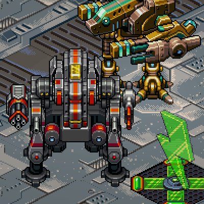 Isometric Arcade Mech Shooter ▪ developed by @dotsfired ▪looking for a programmer