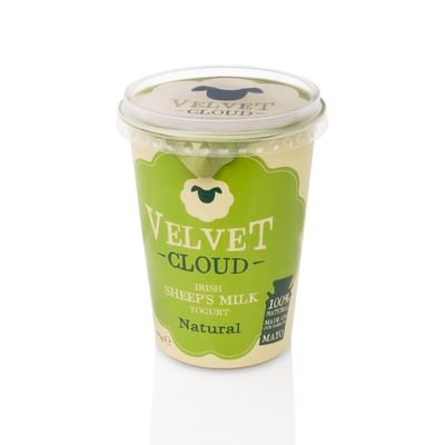Grass fed sheeps milk yogurt & cheese handmade on our farm in Co.Mayo .
Shop online at www.velvetcloud Also @SiobhanTheSheep as seen on the LATE LATE Show