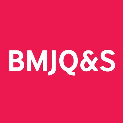 Publishing the best research for the quality & safety in healthcare community. Companion #OpenAccess journal, @BMJOpenQuality. Published with @HealthFdn.