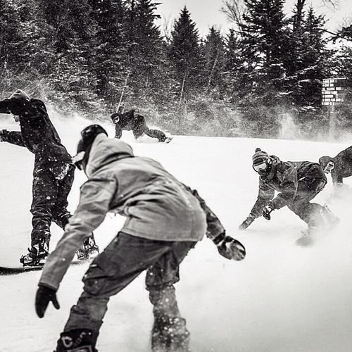 Follow us then Send your Photos and Videos! Share with other Snowboard lovers around the world on Twitter!