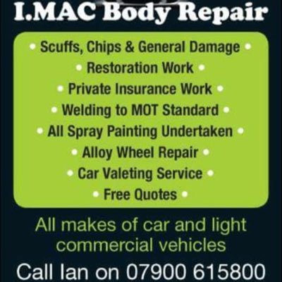 We specialize in car body repair in Mountvernon, Glasgow. From bumper scuffs to major body repair. Call for free quote 07900615800