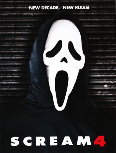 Scream4Movie's profile picture. We are the official Twitter for the Scream 4 movie - release date: April 2011. Slogan: NEW DECADE. NEW RULES.