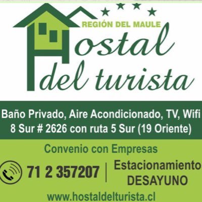 Servicio de hospedaje en la Región del Maule - Talca - Chile