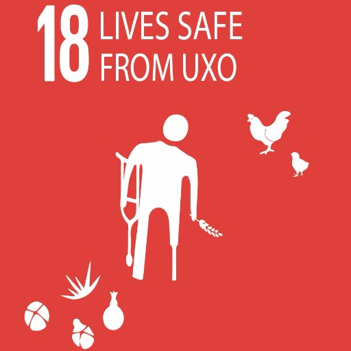 SDG 18 is the official UNDP account for Lao PDR's national Sustainable Development Goal #18 on 'Reducing the unexploded ordnance(UXO) obstacle to development'.