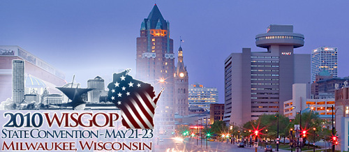 The Republican Party of Wisconsin Convention 2010 will take place May 21-23 in Milwaukee, WI.