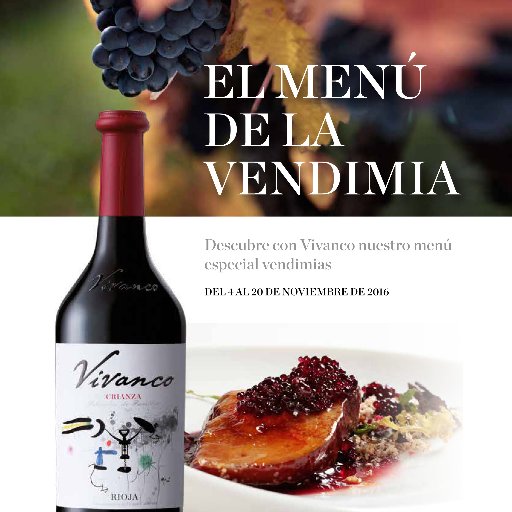 Llega a Madrid El menú de la vendimia, un homenaje a la elaboración tradicional del vino, con @Vivanco_es y @Nacho_Sandoval