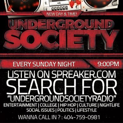 Online radio station Welcome to the Underground ! Entertainment, College, Hip Hop,