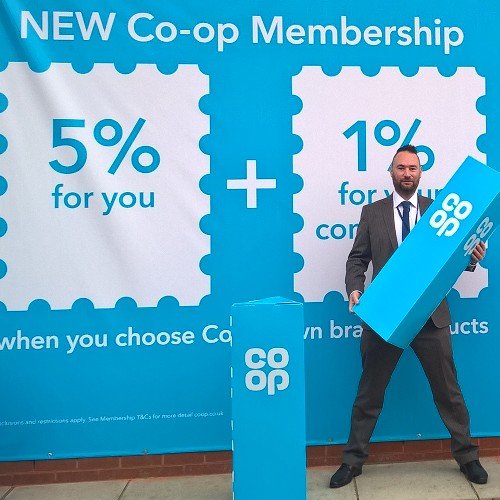 Local Marketing Manager for Co-op Stores.  All my views are my own