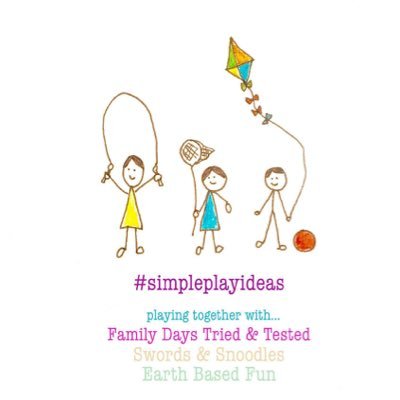 simpleplayideas's profile picture. #simpleplayideas from Familydays tried and tested, swords and snoodles and earth based fun 💕