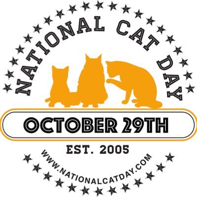 The official (and only) acct. of #NationalCatDay celebrating all cats & promoting adoption on 10/29 annually.