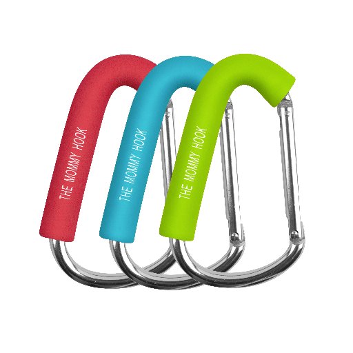 The Mommy Hook is designed to let parents walk, shop, and travel hands-free. Sold by retailers worldwide, The Mommy Hook works with strollers and grocery carts.