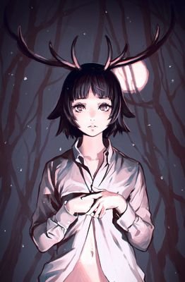 A noble, gentle spirit of the forest who hardly ever shows its human form. 《Genderless》《RP》
