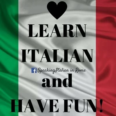 SpeakingRome's profile picture. Italian mothertongue teacher for
foreigners (Rome): I love sharing thoughts and information about
Italian culture. FB: https://t.co/hwW2q0tseu