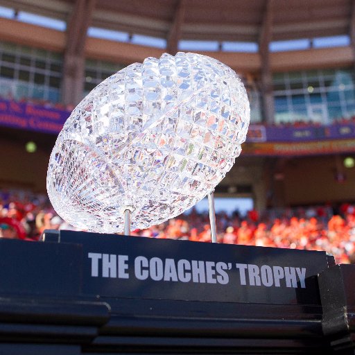 Official handle for The AFCA Coaches’ Trophy presented by @AmwayUS