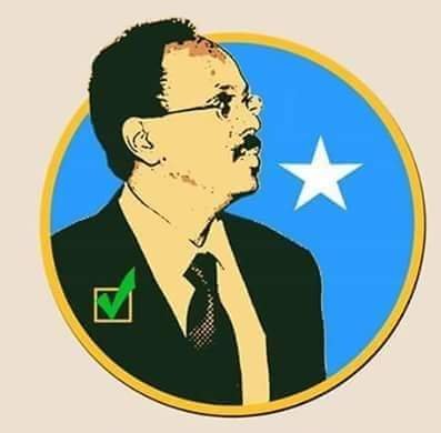 Mohamed Abdullahi Farmajo former prime minister of Somalia.Peace, unity and prosperity for Somalia