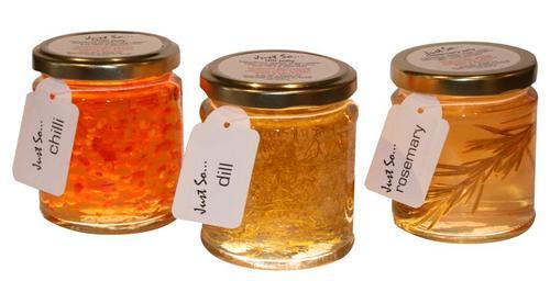 justsojellies's profile picture. Handmade jellies by Just So...
Range includes Mint, Rosemary, Cranberry, Cinnamon, Thai, Chilli, Lavender