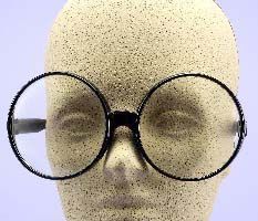Round eyeglasses can be a fashion statement as well as helping you to see clearly.