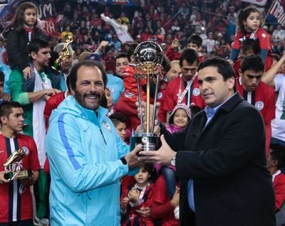 Pdte. de @CCP1912oficial el Club del Pueblo.
Hoy día Presidente más ganador de la actualidad.
Logro Internacional Campeón de la Libertadores de Futsal 2016.