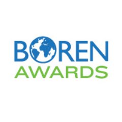 Boren Scholarships & Fellowships are sponsored by the National Security Education Program and are administered by the Institute of International Education.