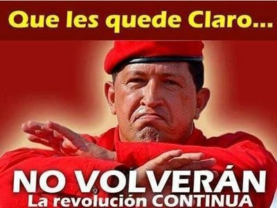 Irreversiblemente Chavista!!! No podemos Optar entre Vencer o morir, necesario es Vencer... viviremos y Venceremos...