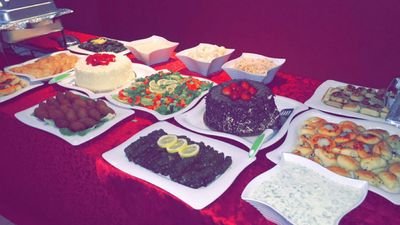 ‏‏‏‏‏مطبخ وفاء                             مطبخ نسائي                                     استعداد كامل للحفلاة والمناسبات بوفيه مفتوحه  جده0595394480