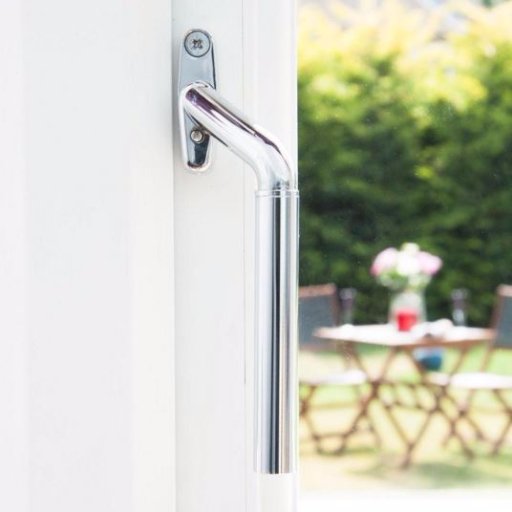 Beautiful contemporary style window handles & pegstays to suit all window systems. Designed & manufactured in Great Britain. 01462 488 371