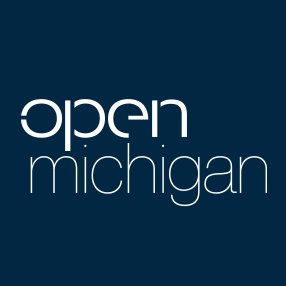 Open.Michigan is a partnership between the @UMichLibrary and Health Information Technology & Services that promotes #OER, #OpenData, and #OpenPublications