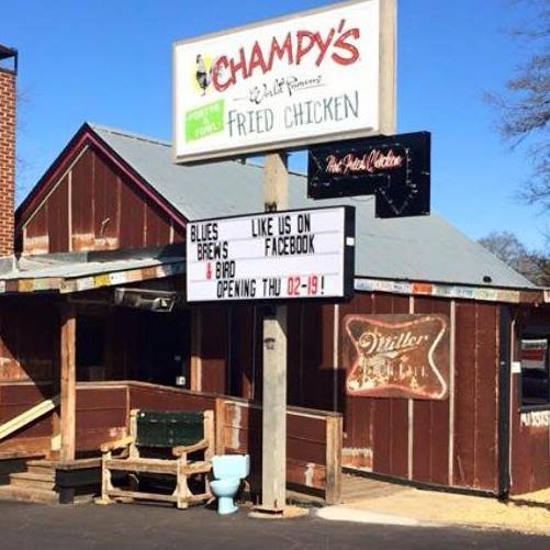 Champys is the One and Only Blues Bar in Athens that serves Fortys and Fowl. We are open seven days a week serving fresh cooked to order Delta Cuisine.