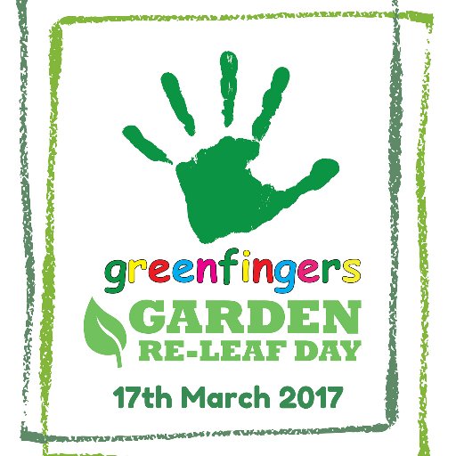 Friday 17th March 2017 • Greenfingers Garden Re-Leaf Day is a national fundraising day for children's hospice gardens