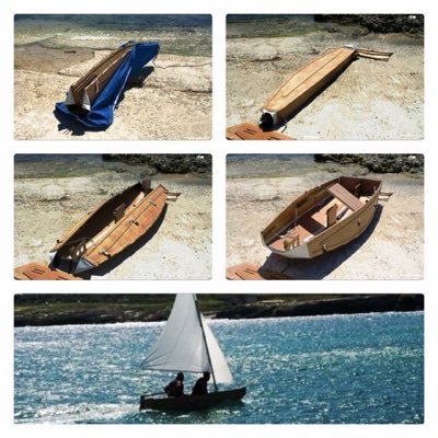 paper8_boat's profile picture. Barca Pieghevole, propulsione ibrida: vela, remi e motore. Hybrid folding boat to sail as you like.
