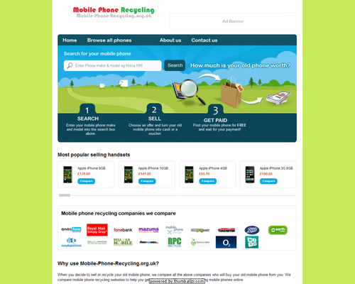 Recycle_Mobiles's profile picture. Got a new Phone? Why not consider Recycling your old Mobile as a way of protecting the environment and making yourself a bit of spare cash!