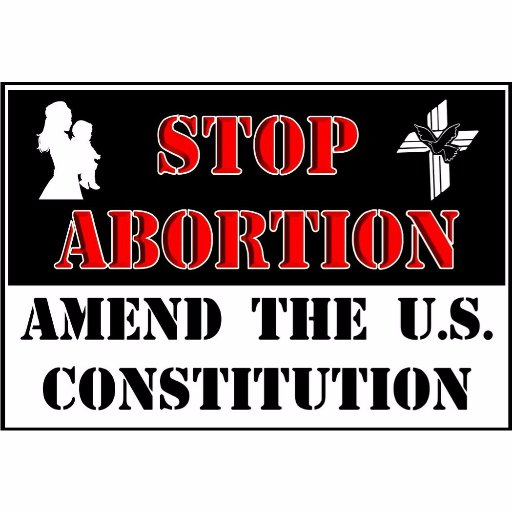 This site is created to let US citizens decide the fate of legal abortion by amending the US Constitution. We must decide if an unborn baby is a person!