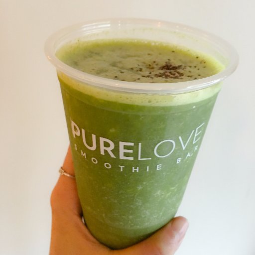 Pure Love Smoothie Bar Burlington's place for smoothies & smoothie bowls. Located next to @lettucelovecafe