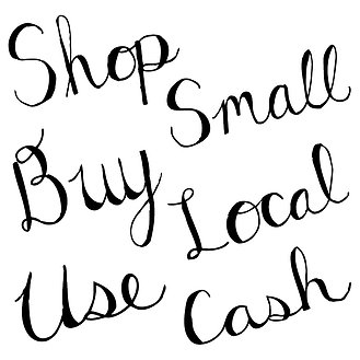 Let's use the power of our consumer spending to revitalize our economy by avoiding large corporations and buying from small businesses and each other!