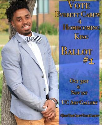 I Am Second
#JointheCrewandVoteCarew #HomecomingKing2k16