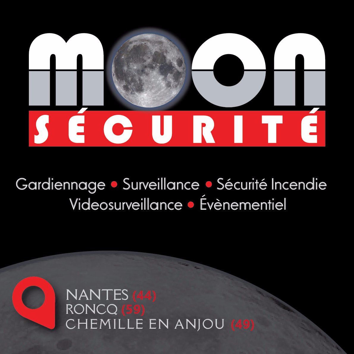 Agence de sécurite privée basée à Nantes (44) - Angers (49) et Nord (59).
Gardiennage - Surveillance - Sécurité Incendie - Videosurveillance - Évènementiel
