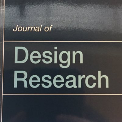Journal of Design Research. Emphasising human aspects of design through integrative studies of social sciences and design disciplines. Tweets by @reneewever