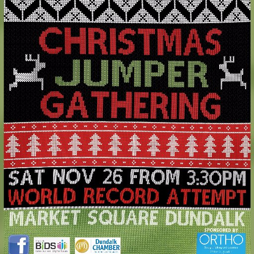 With a Guinness World Record already under the belt, it's time for Dundalk to set its sights on a new record - this time with traditional Christmas Jumpers.