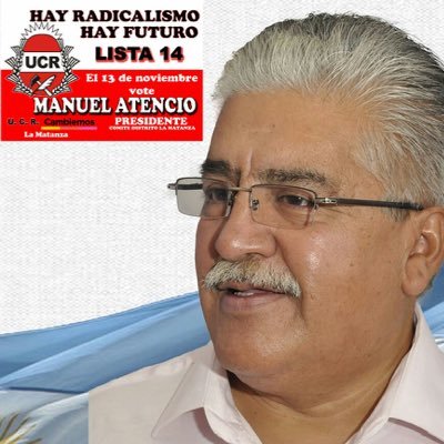 Manuel Atencio Presidente UCR La Matanza. Buenos Aires, Argentina
