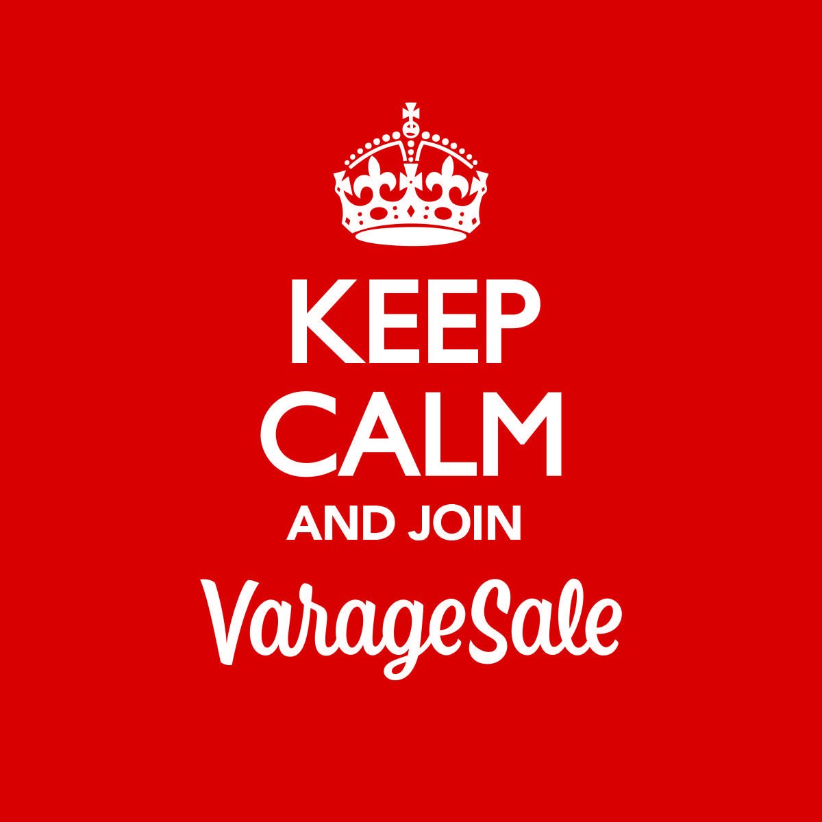 Download the VarageSale app from facebook.  https://t.co/BfZg3guj9W