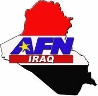 American Forces Network Iraq.  Providing Radio and Television News and Information for the troops.