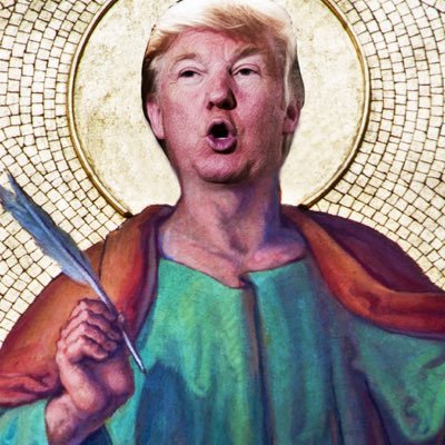 Image result for trump a saint picture