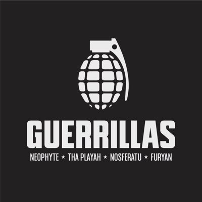 Guerrillas combines the sonic firepower of @DJNeophyte, @ThaPlayah, @NosferatuArea51 & @DJFuryan!