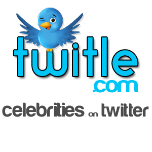 Celebrities on Twitter. We aren't part of Twitter! Just a cool site...