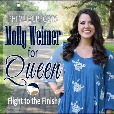 Molly Weimer running for Georgia Southern University's Homecoming Queen 2016