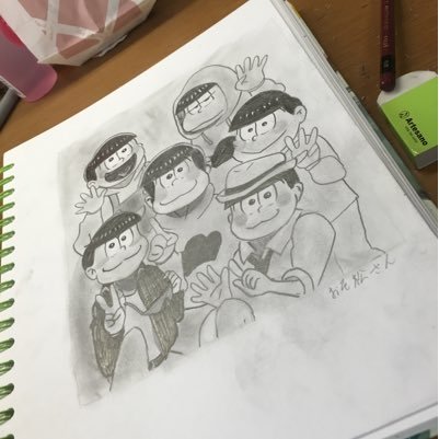 15歳/鉛筆画/独学/無言フォロー失礼します/古谷振一さんが憧れです   　　　　　　　