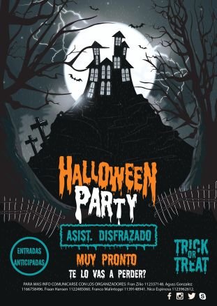 Veni dartela en la 🍐 #HalloweenParty #12N 💣💣 de la mano de CasaAlfa. Fiesta de disfraces+Maxima seguridad+estricta admisión🙋🏿‍♂✋🏻 •Entradas Anticipadas